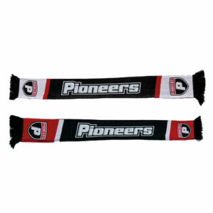 Fanschal gestrickt Pioneers Vorarlberg "Double Colour"